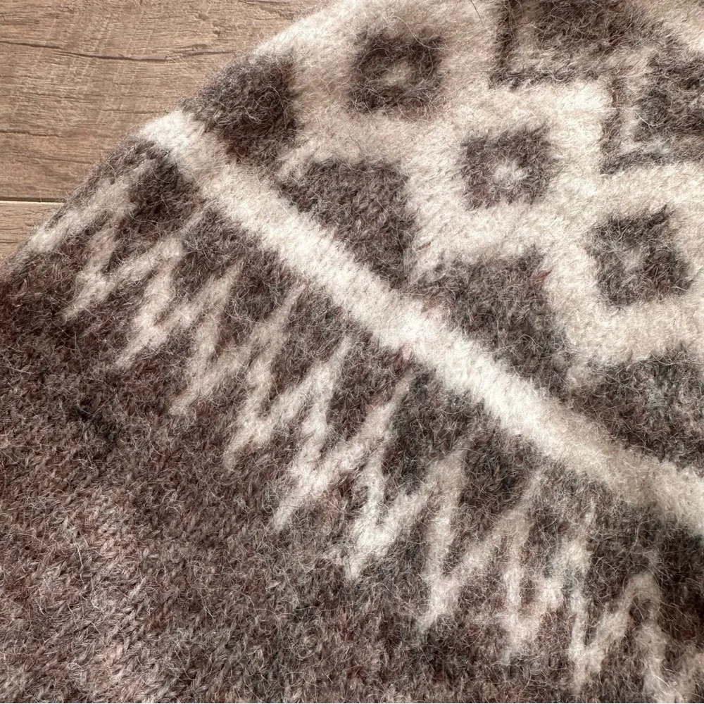 Banana Republic Fair Aisle Mock Neck Wool Blend Sweater - Picture 10 of 10